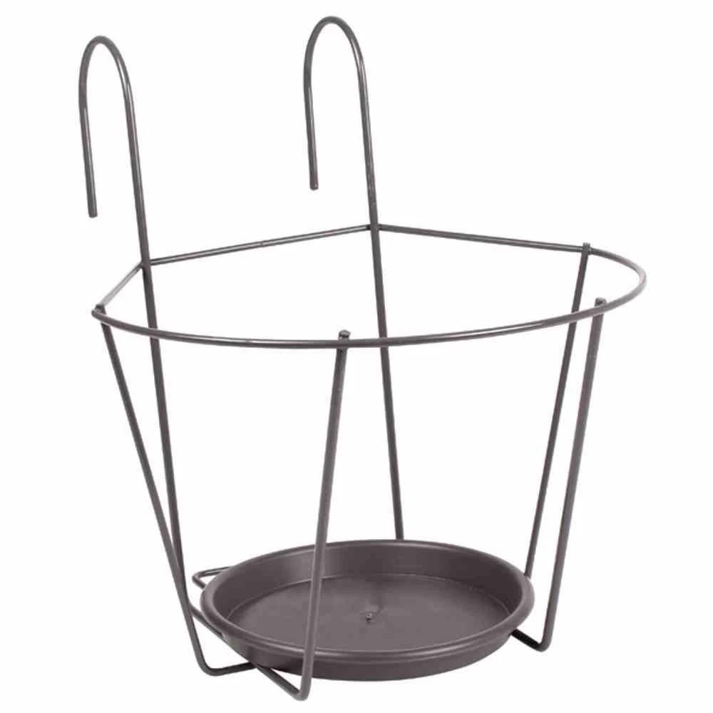 Haken-Blumentopfhalter Metall, Zum Einhängen, Metall, Einfache Nutzung 1 Haken-Blumentopfhalter Metall, Zum Einhängen, Metall, Einfache Nutzung