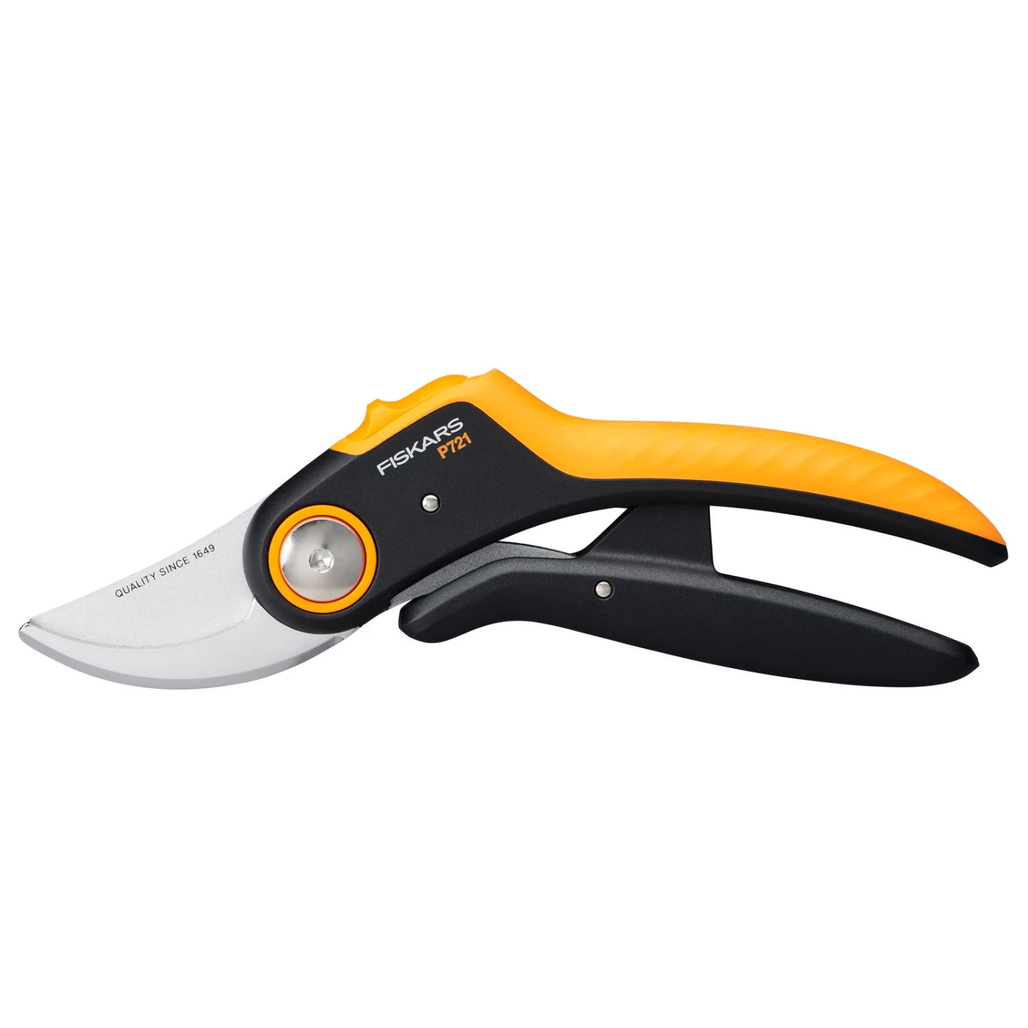 Fiskars Bypass-Schere 'PowerLever', Schwarz/orange 1 Fiskars Bypass-Schere 'PowerLever', Schwarz/orange