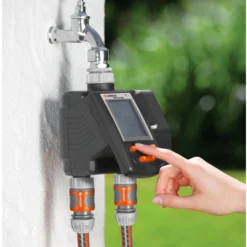 Bewässerungscomputer, Gardena, 2 Gartenbereiche, 3 Vorgänge Täglich -Fiskar Garten Geschaft 0930101137 Bewaesserungscomputer MultiControl duo 3 61567