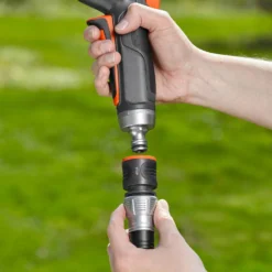 Wasserstop, Gardena, 1/2" - 5/8", Kunststoff-Metall-Ausführung -Fiskar Garten Geschaft 0930101359 Premium Wasserstop lose 1 2 Zoll 5 8 Zoll 3 61524