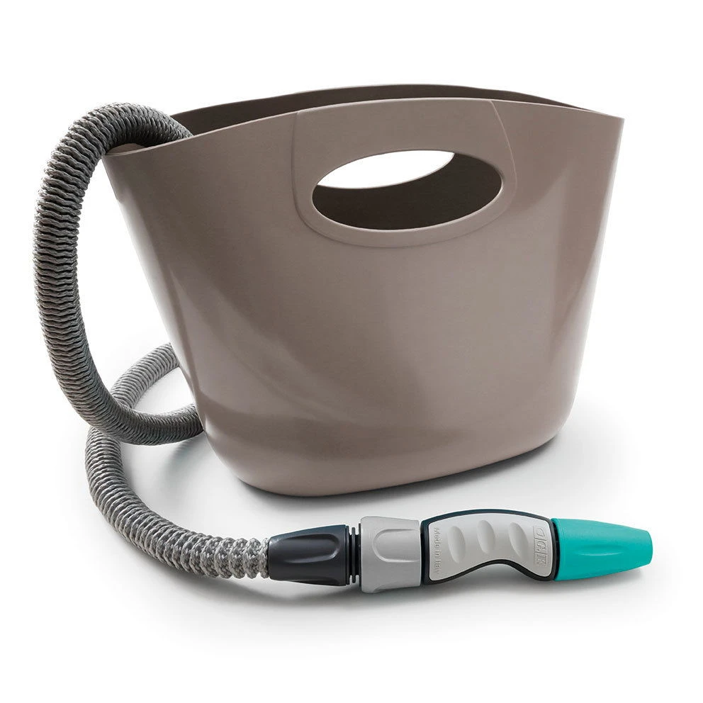 Aquapop Mit Selbstaufdehnbarem Schlauch, 5-15m, Braun, Kunststoff / Polyester 1 Aquapop Mit Selbstaufdehnbarem Schlauch, 5-15m, Braun, Kunststoff / Polyester