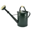 Zinkgießkanne Mit Holzgriff Und Messingbrause, Grün