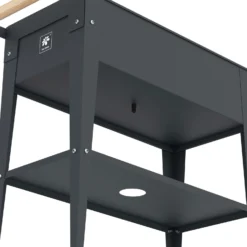 Hochbeet-Trolley Mit Rädern, Anthrazit, Metall, 75 X 35 X 80 Cm, 47 L -Fiskar Garten Geschaft 0980250141 Urban Garden Trolly auf Raedern anthrazit 4 84498