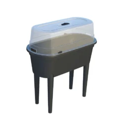 Hochbeet Mit Deckel, Anthrazit, L80 X B40 X H83 Cm -Fiskar Garten Geschaft 0980250146 Hochbeet mit Beinen und Deckel anthrazit 2 88863