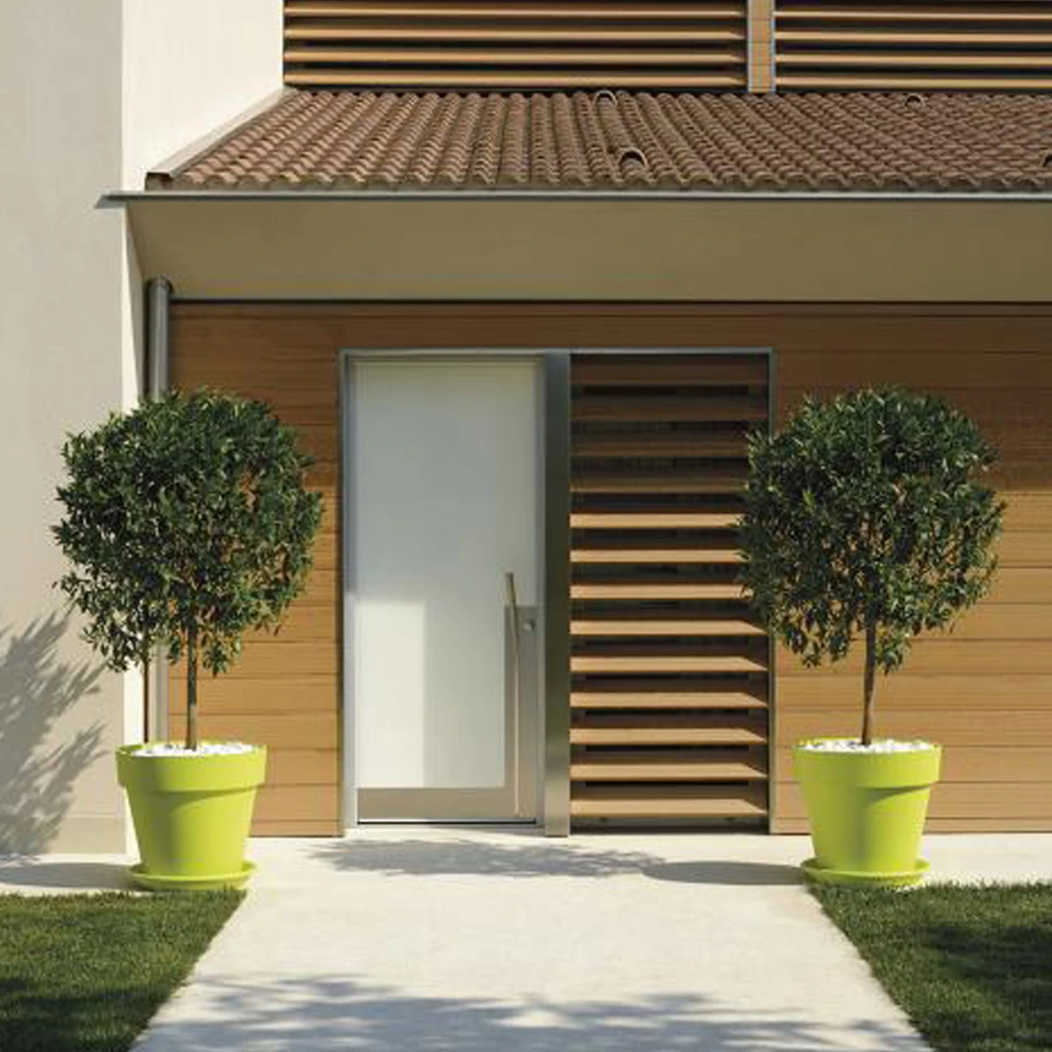 Capi Europe Pflanzkübel Mitu Pac Mit Loch, Apfelgrün 1 Capi Europe Pflanzkübel Mitu Pac Mit Loch, Apfelgrün