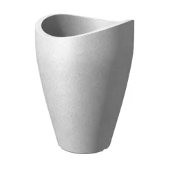 Pflanzgefäß Wave Globe High, Stony Grey, Ø 30 X H 40 Cm