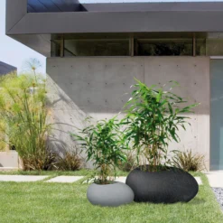 Pflanzstein Flow, Stony Black, L 48 X B 38 X H 23 Cm -Fiskar Garten Geschaft 3210103633 3210103634 3210103635 3210103636 Pflanzstein Flow stony black grey 1 55926