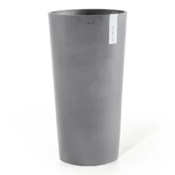 Pflanzgefäß 'Amsterdam Midi', Grau, Ø 34 X H 66 Cm