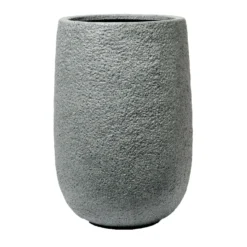 Pflanzgefäß Rock Line Lenham, Granitgrau, Ø 35 X H 53 Cm