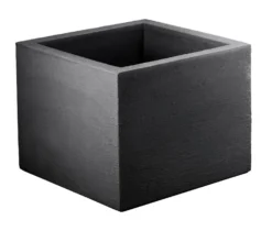Pflanztrog 'Kubus', Anthrazit, 30 X 30 X H 27 Cm