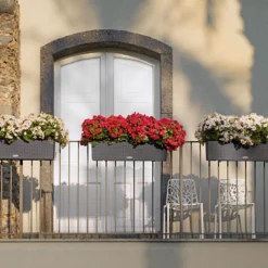 Lechuza Balconera Cottage, Granit 7 Lechuza Balconera Cottage, Granit -Fiskar Garten Geschaft 3230100595 Balconera Cottage80 79x19x19cm granit Pflanzvol 12Ltr 17882