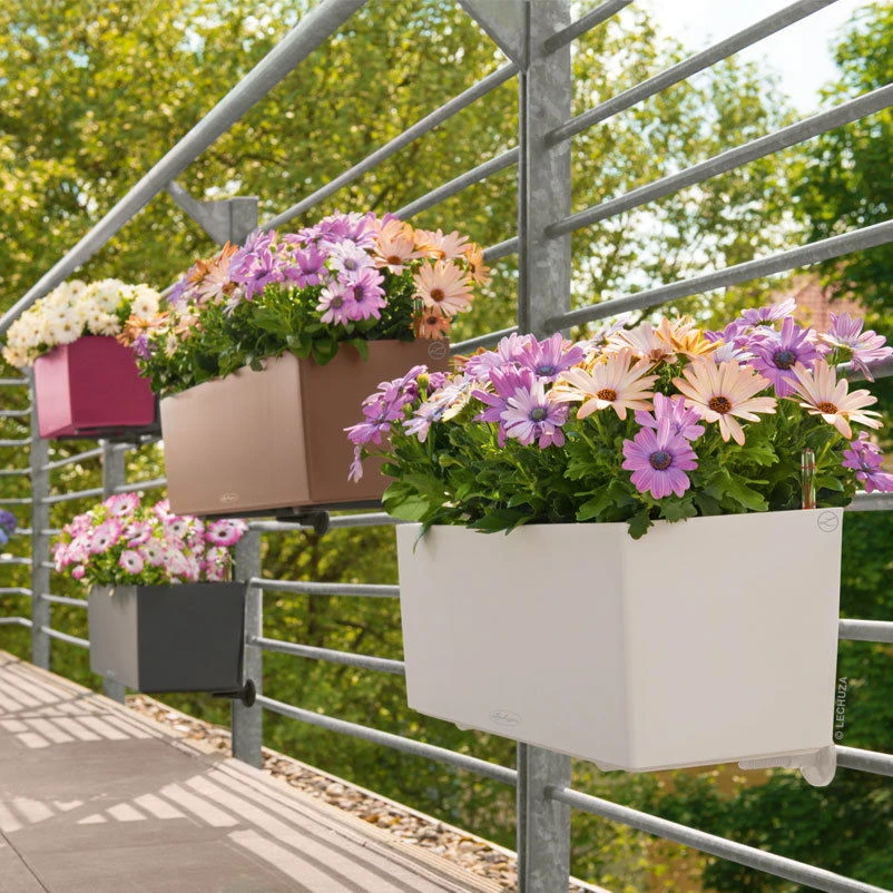 LECHUZA Balconera Color All-in-One-Set, Weiß, 50 X 19 X 19 Cm 1 LECHUZA Balconera Color All-in-One-Set, Weiß, 50 X 19 X 19 Cm