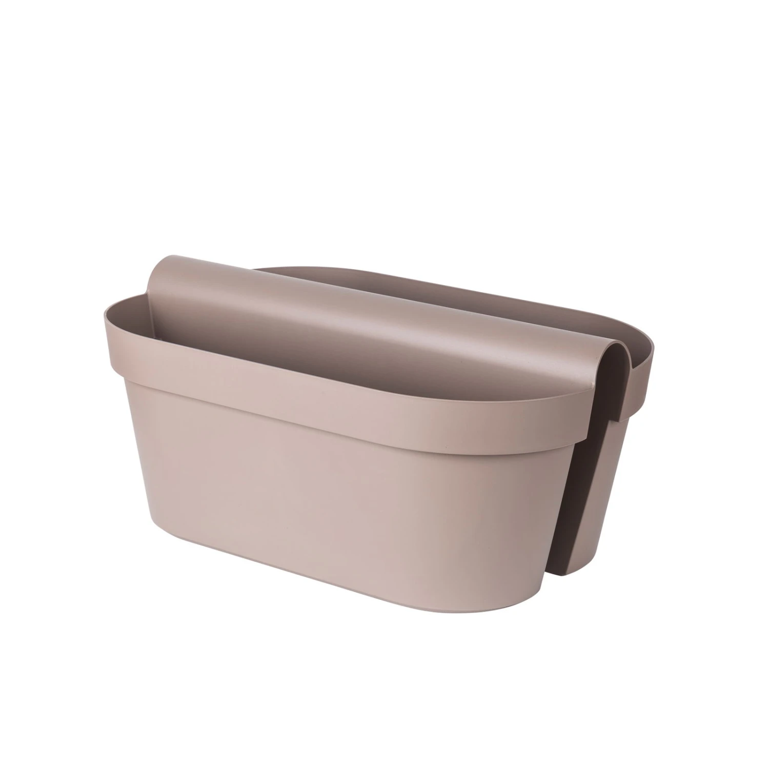 Balkon-Hängekasten "Be Up Duo" In Der Farbe Taupe, 50 Cm / 18 Liter 1 Balkon-Hängekasten "Be Up Duo" In Der Farbe Taupe, 50 Cm / 18 Liter