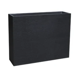 Pflanzkasten Graphit Crunch High, Anthrazit, Wasserdicht, Doppelwandig