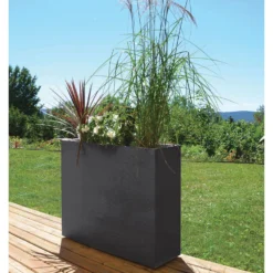 Pflanzkasten Graphit Crunch High, Anthrazit, Wasserdicht, Doppelwandig 6 Pflanzkasten Graphit Crunch High, Anthrazit, Wasserdicht, Doppelwandig -Fiskar Garten Geschaft 3230101031 Pflanzkasten Graphit Crunch High anthrazit L99 5xB29 5xH78 5cm 63l 3 59181