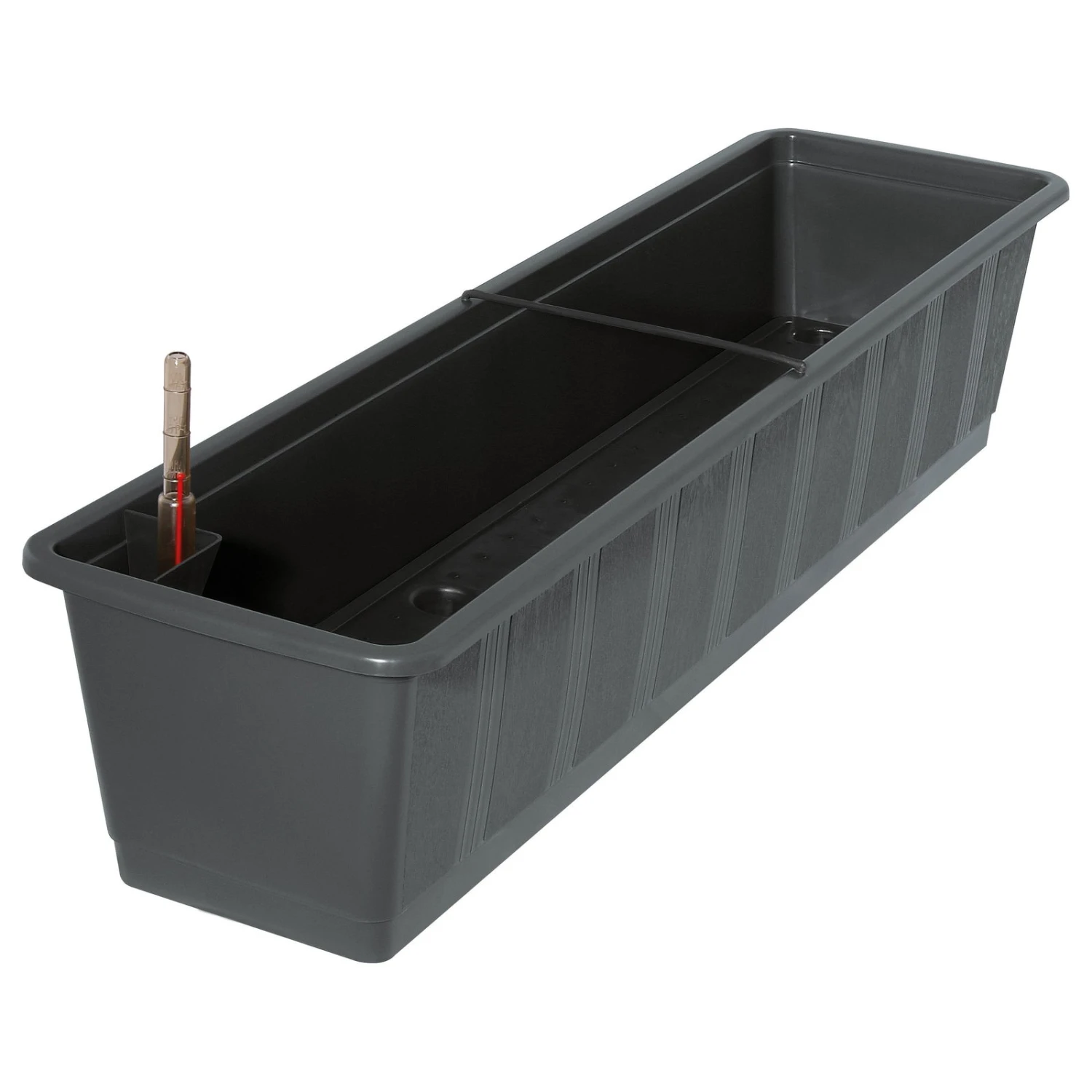 Bewässerungskasten 'Aqua Green', Anthrazit, Kunststoff, Mit Wasserstandsanzeiger 1 Bewässerungskasten 'Aqua Green', Anthrazit, Kunststoff, Mit Wasserstandsanzeiger