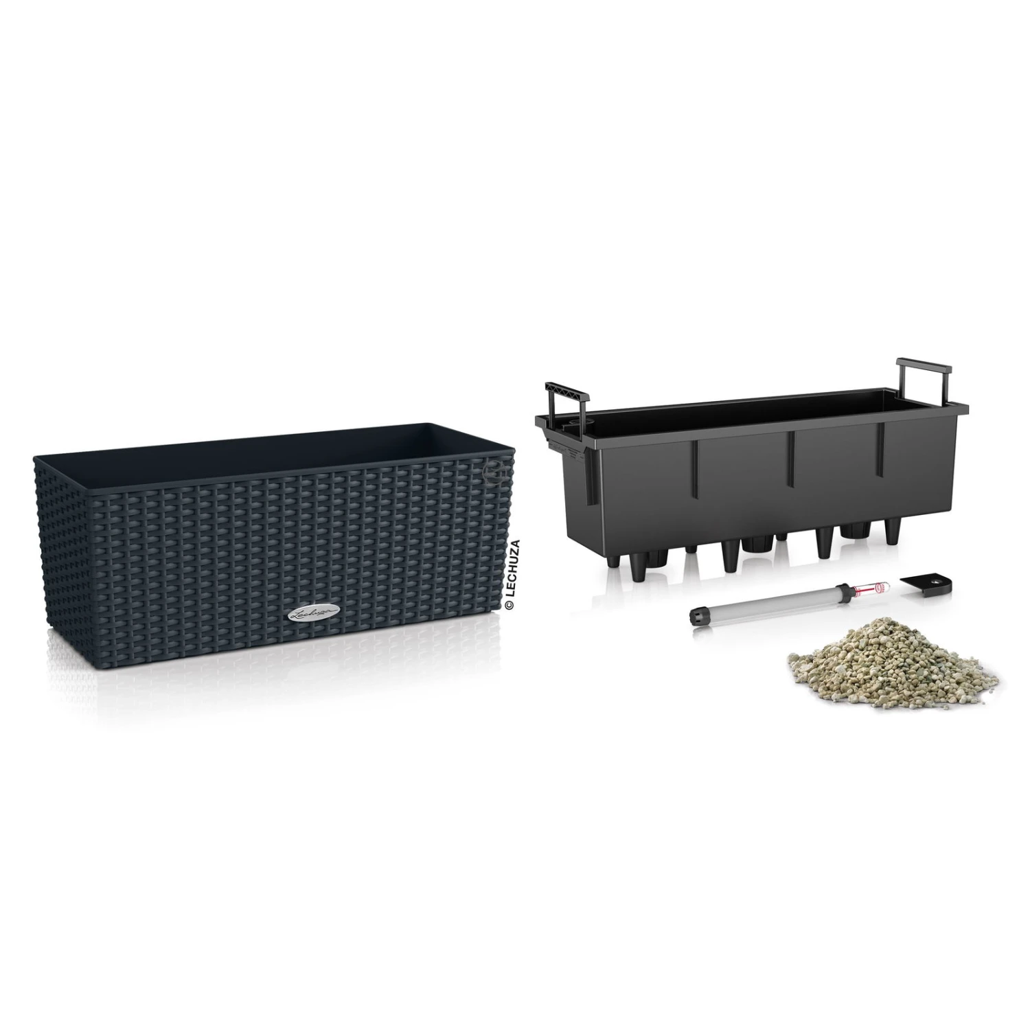 Balconera Cottage 50', Graphit Schwarz, Ca. 50 X 19 X 19 Cm 2 Balconera Cottage 50', Graphit Schwarz, Ca. 50 X 19 X 19 Cm – Bild 2