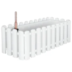 Bewässerungsblumenkasten 'Aqua Palido', Weiß, L 47 X B 19,5 X H 17 Cm