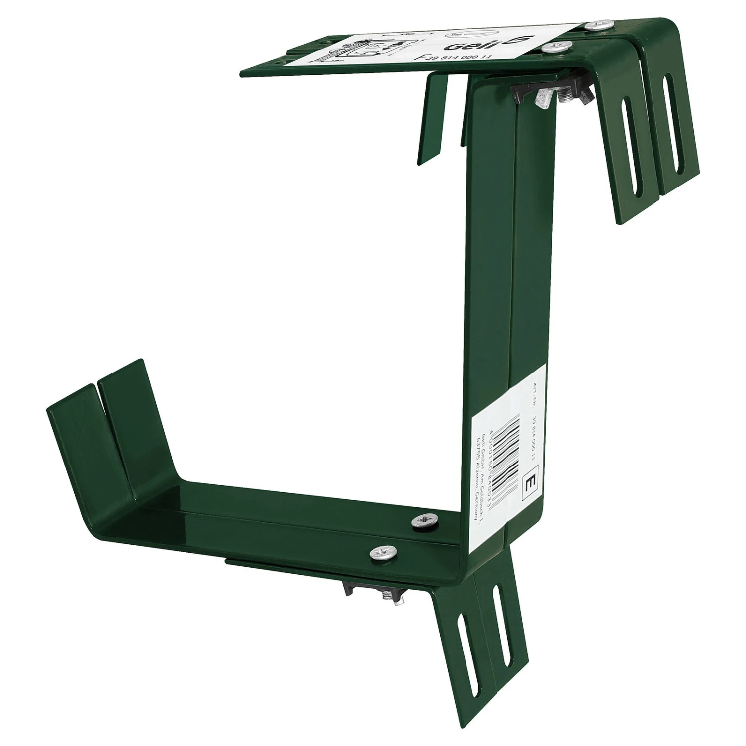 Blumenkastenhalter Aus Bandeisen, Terrakotta, 2-fach Verstellbar 1 Blumenkastenhalter Aus Bandeisen, Terrakotta, 2-fach Verstellbar